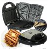 Sokany 3 In 1 Sandwich, Waffle Maker & Gril