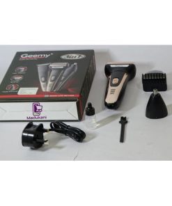 Geemy 3-in-1 Rechargeable Hair Clipper & Shaver - Unisex Nose Trimmer, Ergonomic Design, 0.5 kg