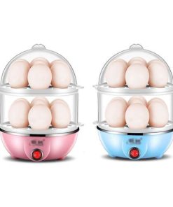 14-Egg Capacity Electric Egg Boiler - ABS, Easy Clean, Compact Design