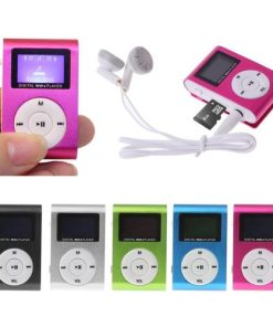 MP3 Player with 1.8" LCD Screen, TF Card Support, Metal Clip