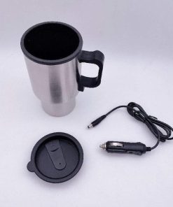Car Kitty Travel coffee cup 12V Electric Heating mug stainless Steel Insulation Electric car coffee mug