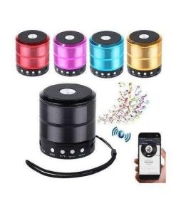 Wster Mini Bluetooth Speakers Mp3 And FM Radio- Any Colour