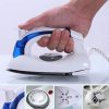 Portable Foldable Travel Steam Iron - 700W, Compact ABS, Teflon Soleplate, Variable Temperature Control