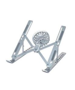 Laptop Cooling Stands 7-levels Adjustable Laptop Fan Stand Aluminium Riser Laptop Holder For Desk Compatible With 9"-17.3"